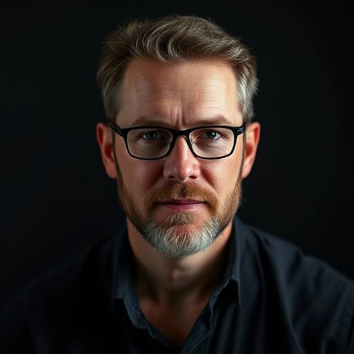 Portrettbilde av Jonas Svendsen, instruktør i filmskuespill og auditionteknikk.